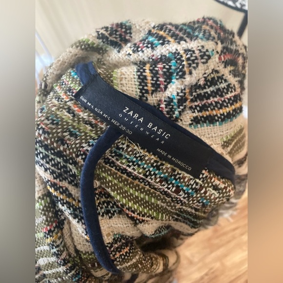 Zara Basic woman’s cardigan earthy colors size M-L - Picture 9 of 9